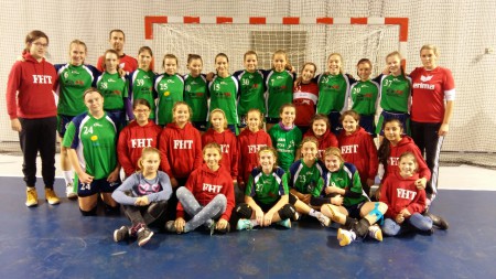 žiačky FHT Košice v Michalovciach 6.11.2016